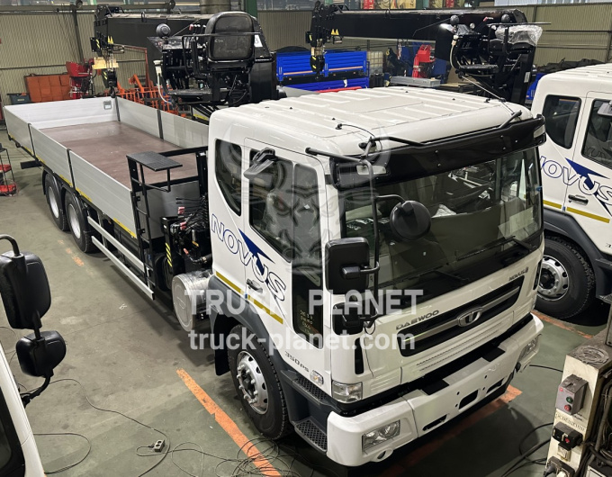 Бортовой DAEWOO NOVUS CL8CF с КМУ HKTC SK-V816