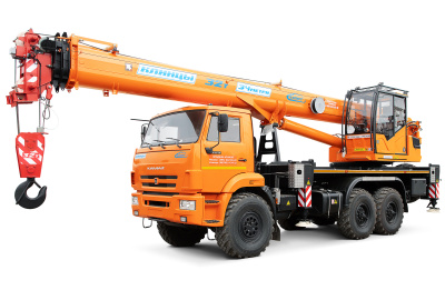 Автокран Клинцы КС-55729-5К-3 NEO на шасси КАМАЗ 43118 (противовесы  1,0+1,5 тн)